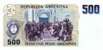 Argentinien 50 Pesos - J. San Martin - Cerro de la Gloria Mendoza - 1977 - Letter A- PUNC - P.303c