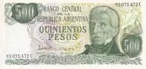 Argentinien 50 Pesos - J. San Martin - Cerro de la Gloria Mendoza - 1977 - Letter C - PUNC - P.303c