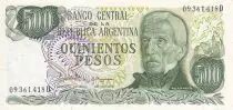 Argentinien 50 Pesos - J. San Martin - Cerro de la Gloria Mendoza - 1977 - Letter D - PUNC - P.303c