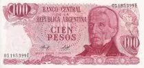 Argentinien 50 Pesos - J. San Martin - Ushuaia - 1976 - Letter E - UNC - P.302