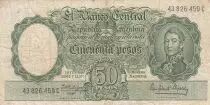 Argentinien 50 pesos - Jos&eacute; de San Mart&iacute;n - 1955 (1963) - Serial C