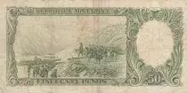 Argentinien 50 pesos - Jos&eacute; de San Mart&iacute;n - 1955 (1963) - Serial C