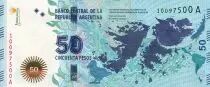 Argentinien 50 Pesos - Malvinas - Cavalier - ND (2015) - Serial A