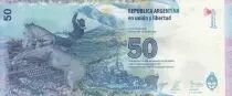Argentinien 50 Pesos - Malvinas - Cavalier - ND (2015) - Serial A