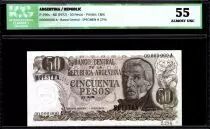 Argentinien 50 Pesos J. San Martin - Hot springs at Jujuy - 1972 - ICG AU 55