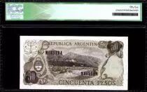 Argentinien 50 Pesos J. San Martin - Hot springs at Jujuy - 1972 - ICG AU 55