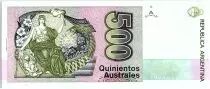 Argentinien 500 Austales, Nicolas  Avellanedas - 1988