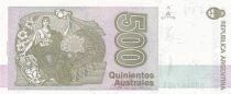 Argentinien 500 Australes - Nicol&aacute;s Avellaneda - ND (1988?1990) - Series A