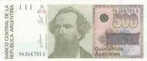 Argentinien 500 Australes N. Avellaneda - Liberty - 1990