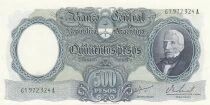 Argentinien 500 Pesos - Jos&eacute; de San Mart&iacute;n - Maison du Grand Bourg - ND (1964-1969) - Series A