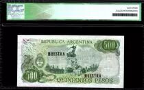 Argentinien 500 Pesos J. San Martin - Monument at Mendoza - 1972 - ICG UNC63