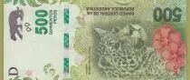 Argentinien 500 Pesos Jaguar - 2018 - Suffix J - UNC - P.365