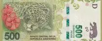 Argentinien 500 Pesos Jaguar - 2020 - Suffix O - P.365