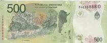 Argentinien 500 Pesos Jaguar - 2020 - Suffix O - P.365