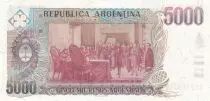 Argentinien 5000 Pesos  B. Alberdi - Constitution 1853 - UNC - 1984-1985 - P.318