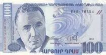 Armenien 100 Dram - Victor Hambartsumyan - 1998  -  Serial P