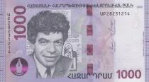 Armenien 1000 Dram - Paruyr Sevak - Statue of Sevak - 2022