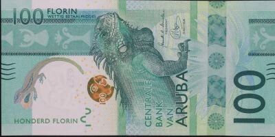 Aruba 100 Florin - Iguana - 2019 - Series A