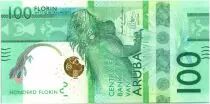 Aruba 100 Florin Iguane - 2019 - Neuf - Strip effet 3D