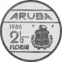 Aruba Lot 7 pi&egrave;ces 5 cents &agrave; 5 Florin ARUBA
