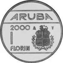Aruba Lot 7 pi&egrave;ces 5 cents &agrave; 5 Florin ARUBA