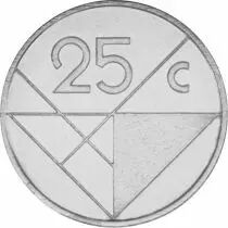 Aruba Lot 7 pi&egrave;ces 5 cents &agrave; 5 Florin ARUBA