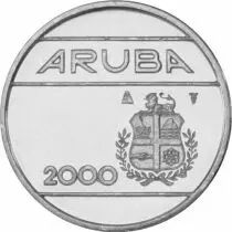 Aruba Lot 7 pi&egrave;ces 5 cents &agrave; 5 Florin ARUBA