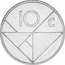 Aruba Lot 7 pi&egrave;ces 5 cents &agrave; 5 Florin ARUBA