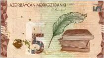 Aserbaidschan 5 Manat - Book, statue, map - 2020 - UNC