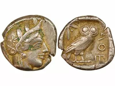 Athens - Silver Tetradrachm - Vth Century BC