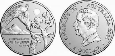 Australia  Giraffe - 2024 1 Oz - Silver