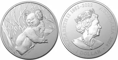 Australia 1 Dollar Charles III - Koala RAM 1 Oz 2024