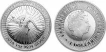 Australia 1 Dollar Elizabeth II - Kangaroo Silver Oz 2016