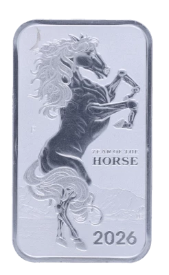 Australia 1 Dollar Lunar Horse - 1 Ounce Rectangle 2026