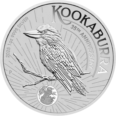 Australia 1 Once - Kookaburra - Silver - 2025