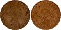Australia 1 Penny - Elizabeth II - Kangouroo - Mixted years 1955-1964
