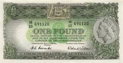 Australia 1 Pound - Elizabeth II - ND (1953-1960) - P.30