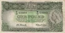 Australia 1 Pound - Elizabeth II - ND (1961-1965) - P.34
