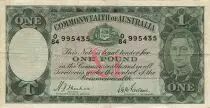 Australia 1 Pound - George VI - Workers - ND (1938) - P.26a