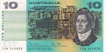 Australia 10 Dollars - Francis Greenway - Henry Lawson - ND (1983) - XF to AU - P.45d