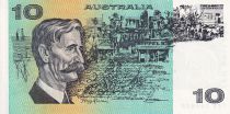 Australia 10 Dollars - Francis Greenway - Henry Lawson - ND (1983) - XF to AU - P.45d