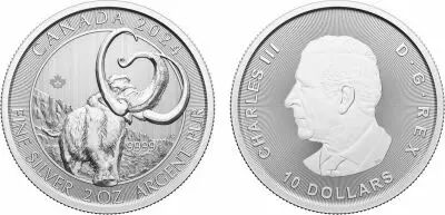 Australia 10 Dollars Charles III - Mammuth 2 Oz 2024