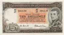 Australia 10 Shillings - Matthew Flinders - ND (1954-1959) - P.29