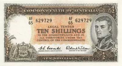 Australia 10 Shillings - Matthew Flinders - ND (1961-1965) - P.33