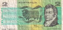 Australia 2 Dollars  - MacArthur, Sheep, wheat - ND (1979) - P.43e