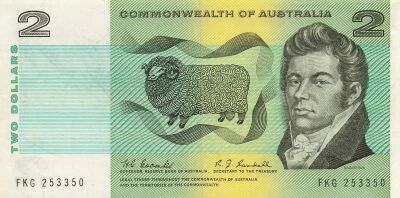 Australia 2 Dollars - MacArthur - ND (1967) - P.38b