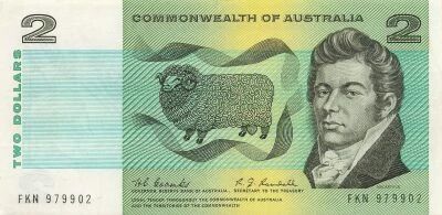 Australia 2 Dollars - MacArthur - ND (1967) - P.38b