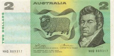 Australia 2 Dollars - MacArthur - ND (1974) - P.43a