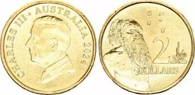 Australia 2 Dollars Charles III - 1st Portrait - 2024