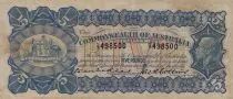 Australia 5 Pounds George V - 1934 - Prefix Q.7